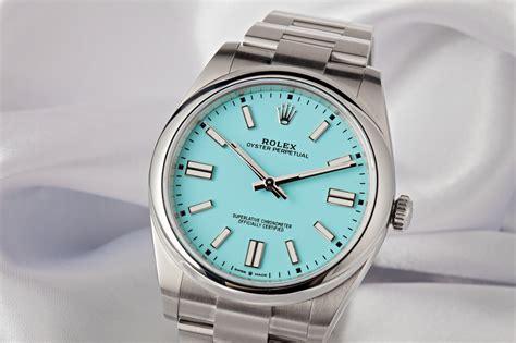 platinum rolex blue dial|Rolex with tiffany blue dial.